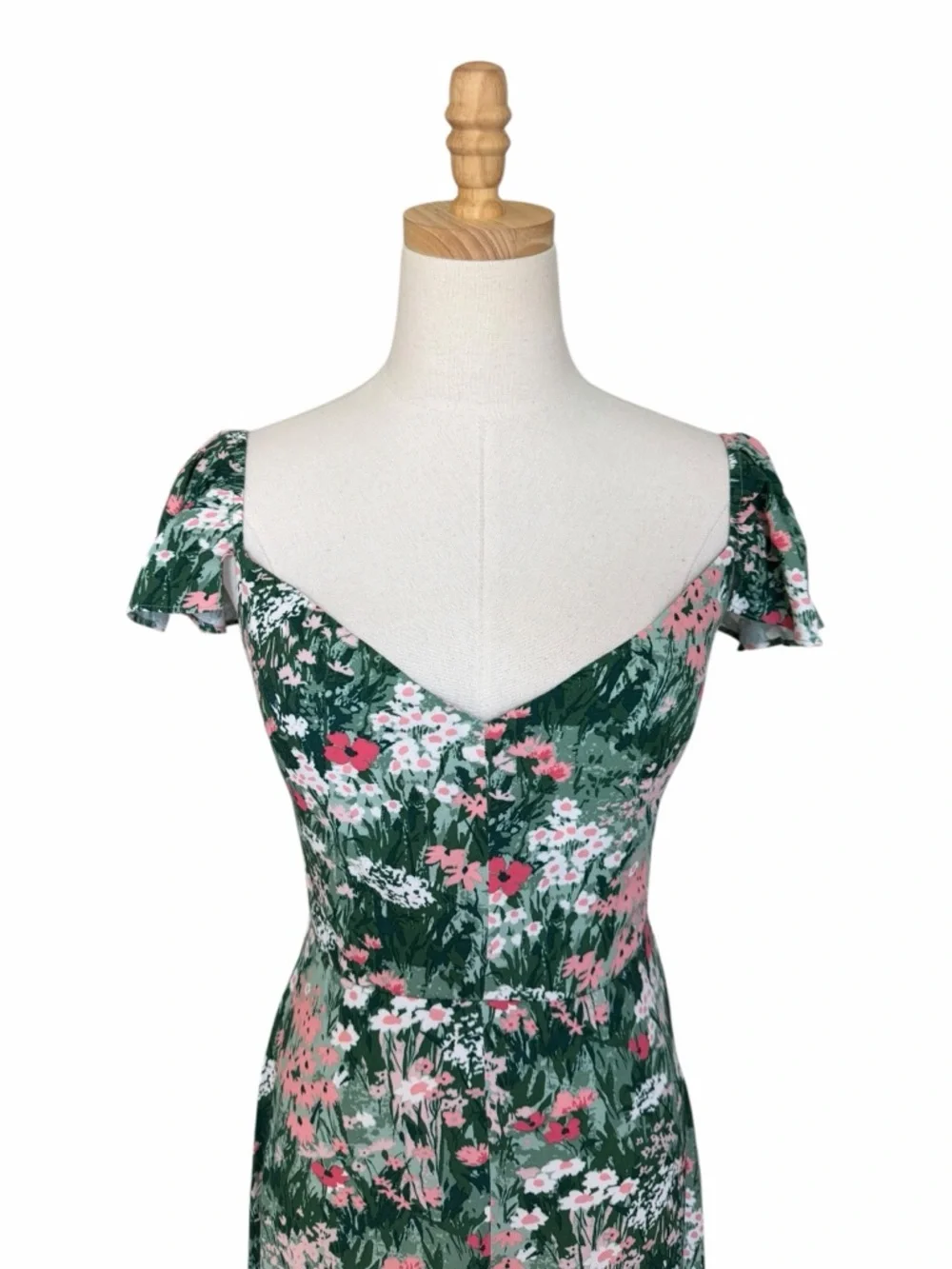 NEW Reformation Baxley Midi Dress in Bohemia Floral Sz 2 - Picture 3 of 13